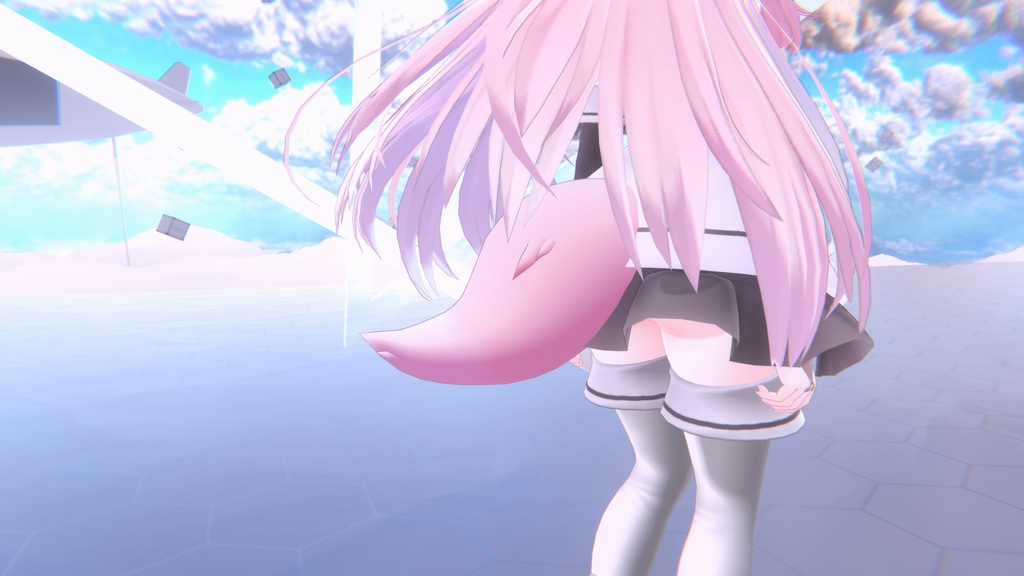 (Free)Seletia's Fox Tail&Ears/셀레스티아 여우 귀, 꼬리/セレスティアキツネ耳,尾