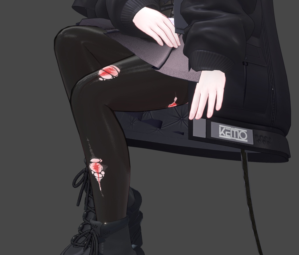 (Free)Moe Thigh High Socks