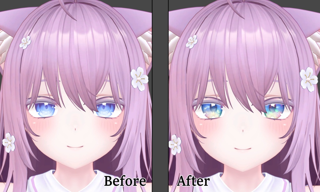 Moe Crystal Eyes(texture with Material)