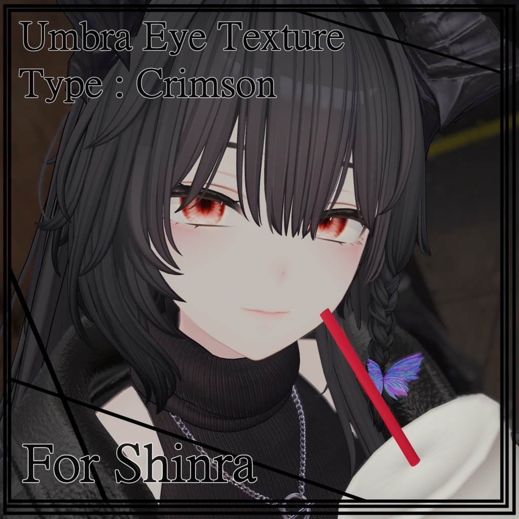 (Free)Shinra Umbra eye texture type Crimson