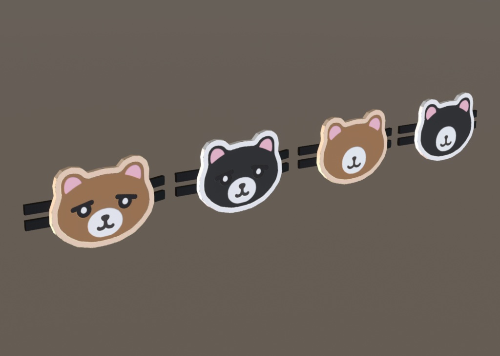 NEMUKUMA Hairpin