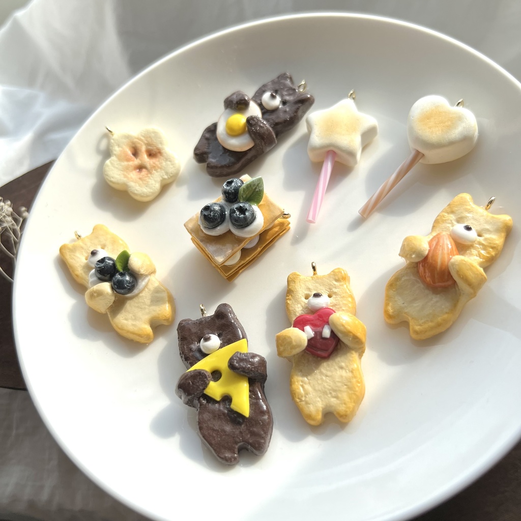 白無常「血滴子」マカロンバッグチャーム