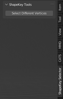 [無料][Blender 3.x] Shapekey Selector Addon