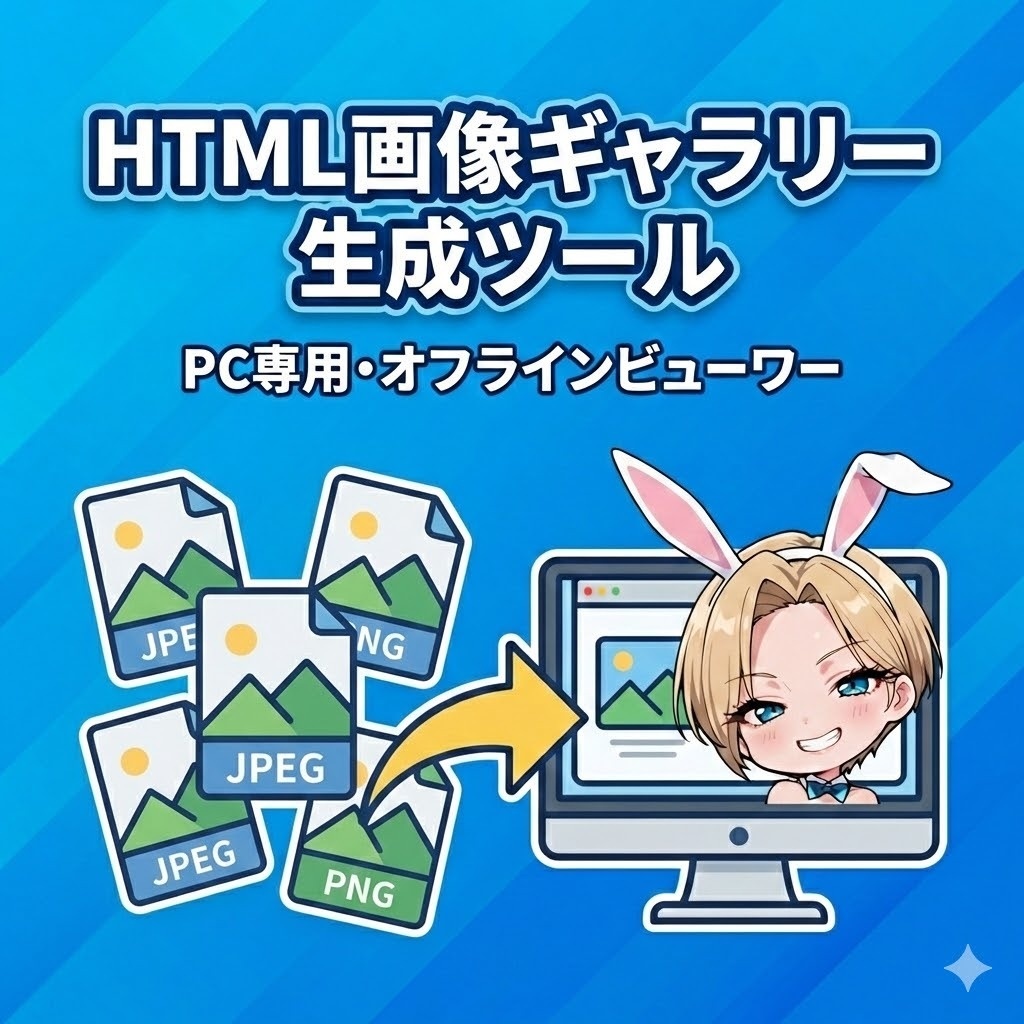HTML画像ギャラリー生成ツール【体験版／機能制限版】