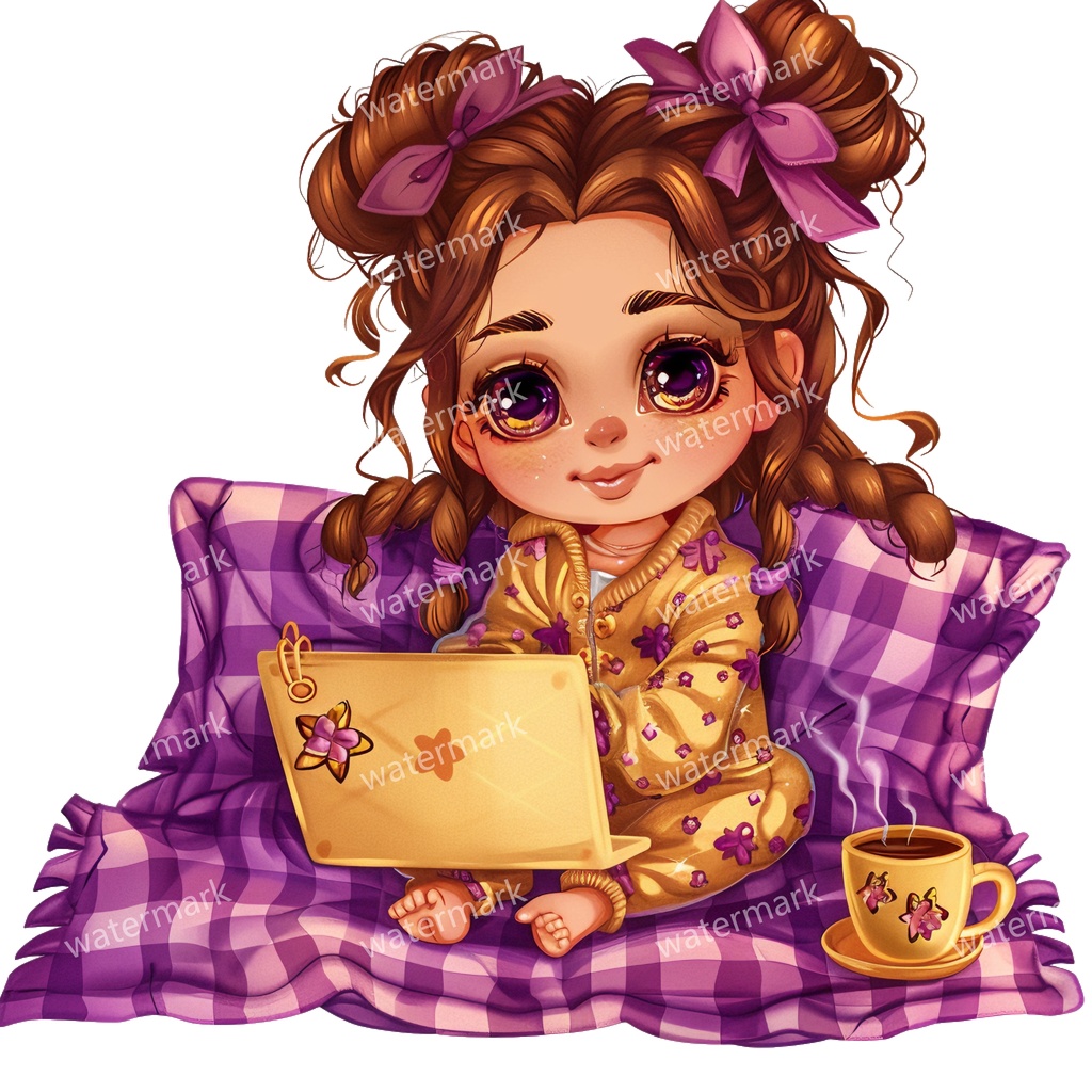 【商用利用可】水彩ガールズクリップアート13点セット|高解像度・透過PNG|印刷OK・コラージュ・ジャンクジャーナル素材|即ダウンロード