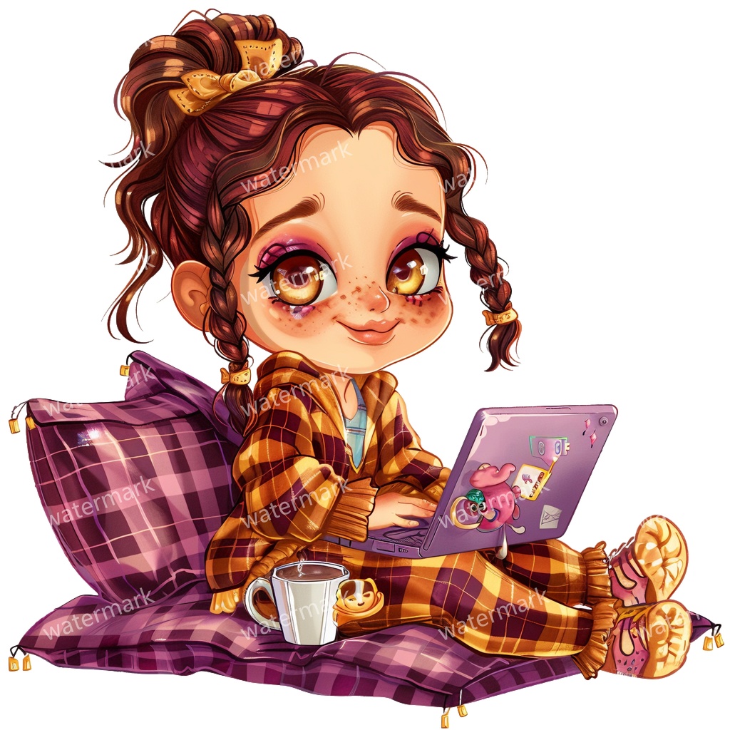 【商用利用可】水彩ガールズクリップアート13点セット|高解像度・透過PNG|印刷OK・コラージュ・ジャンクジャーナル素材|即ダウンロード