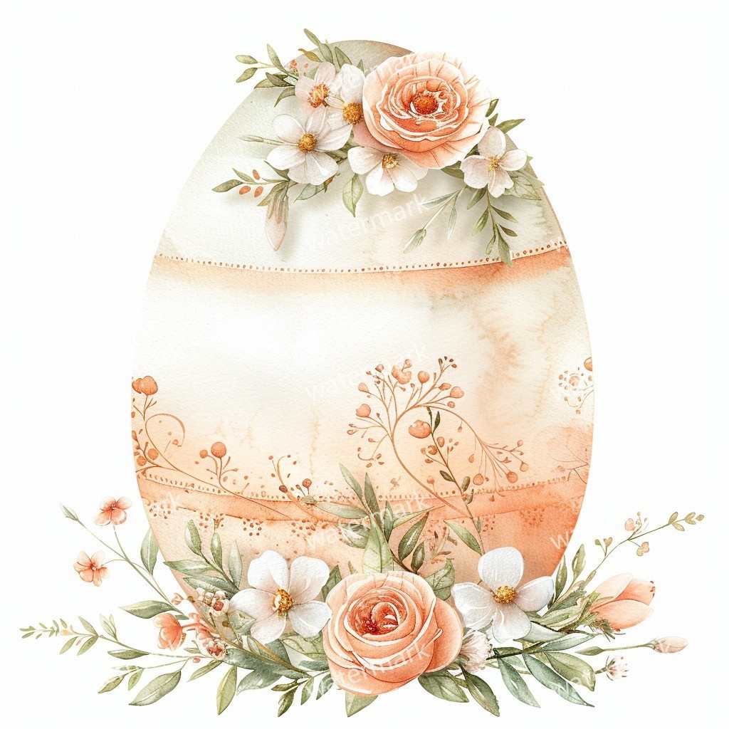 【商用利用可】イースターエッグ水彩クリップアート16点セット|高解像度・透過PNG|印刷OK・コラージュ・ジャンクジャーナル素材|即ダウンロード