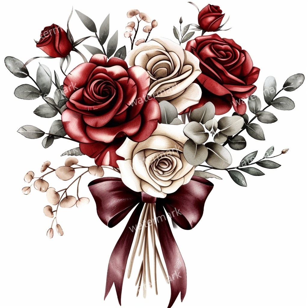 【商用利用可】レッドファッション水彩クリップアート65点セット|高解像度・透過PNG|印刷OK・コラージュ・ジャンクジャーナル素材|即ダウンロード