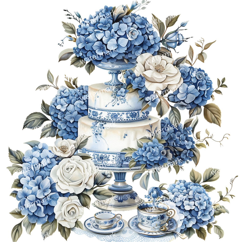 【商用利用可】ウェディング水彩クリップアート20点セット|高解像度・透過PNG|結婚式DIY・コラージュ・ジャンクジャーナル素材|即ダウンロード