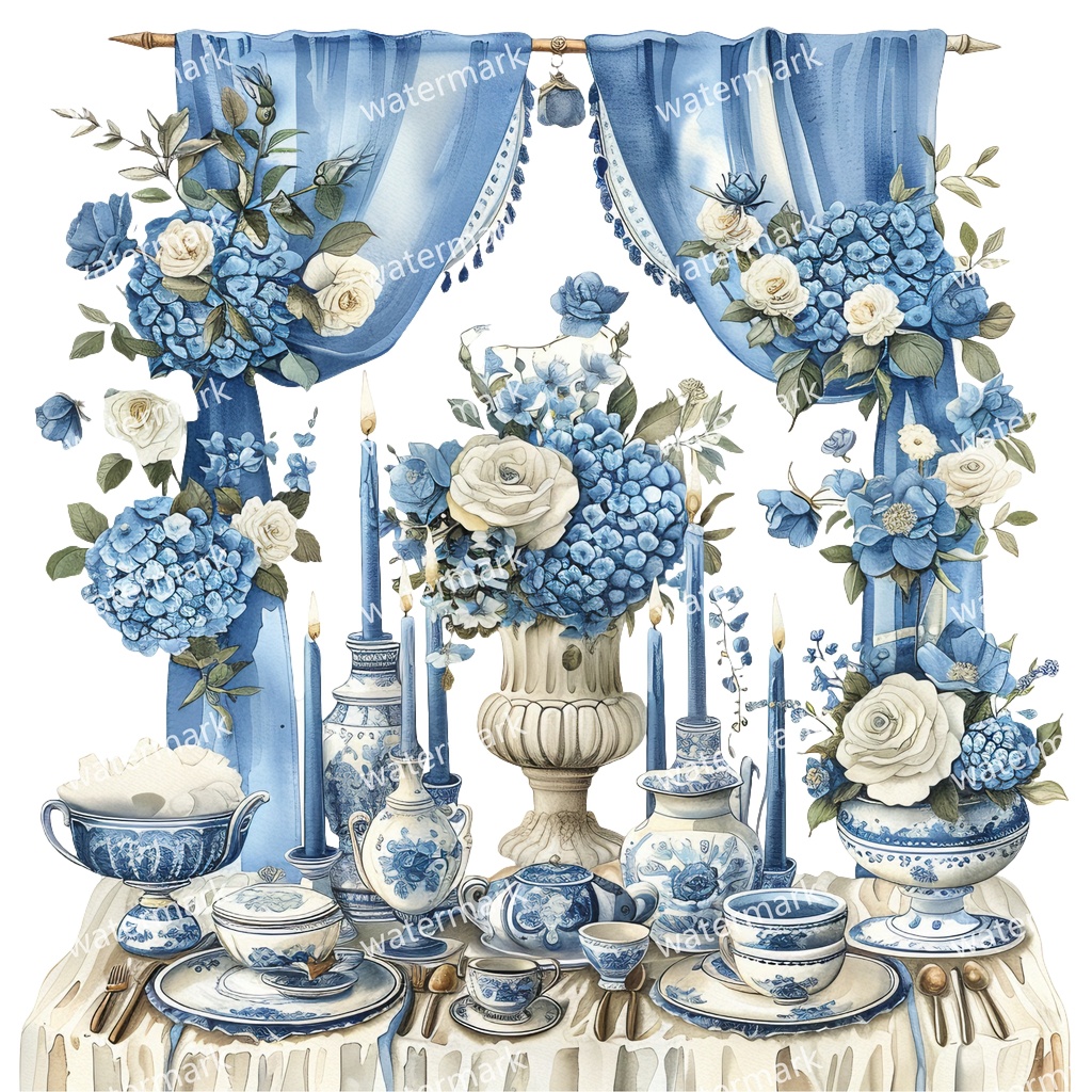 【商用利用可】ウェディング水彩クリップアート20点セット|高解像度・透過PNG|結婚式DIY・コラージュ・ジャンクジャーナル素材|即ダウンロード