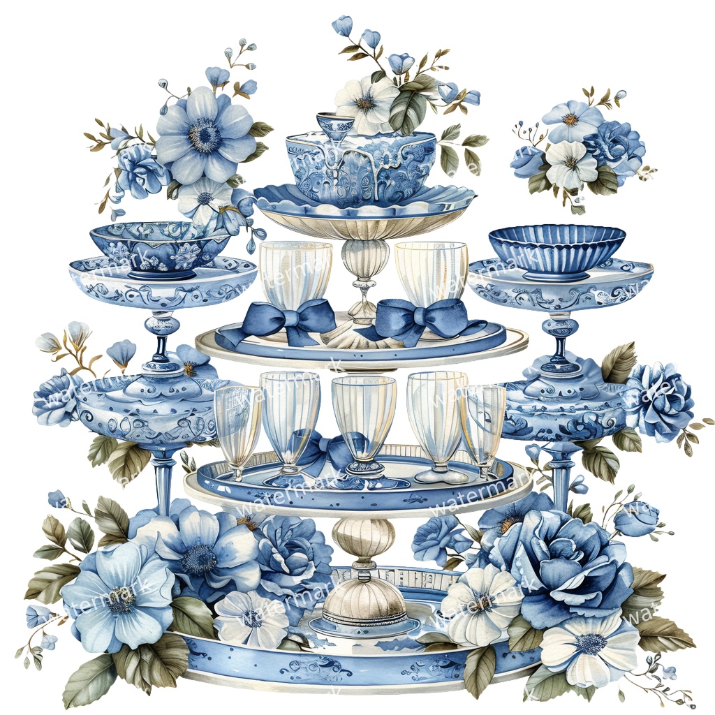 【商用利用可】ウェディング水彩クリップアート20点セット|高解像度・透過PNG|結婚式DIY・コラージュ・ジャンクジャーナル素材|即ダウンロード