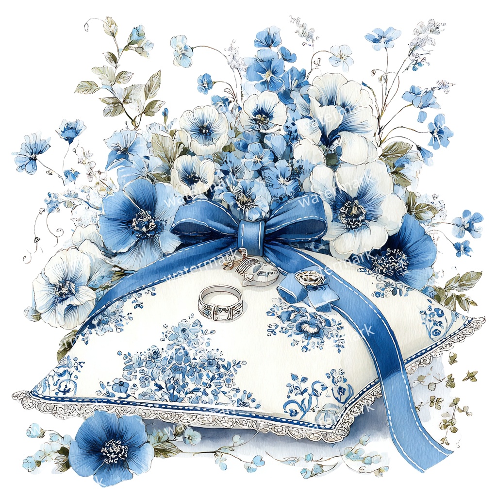 【商用利用可】ウェディング水彩クリップアート20点セット|高解像度・透過PNG|結婚式DIY・コラージュ・ジャンクジャーナル素材|即ダウンロード