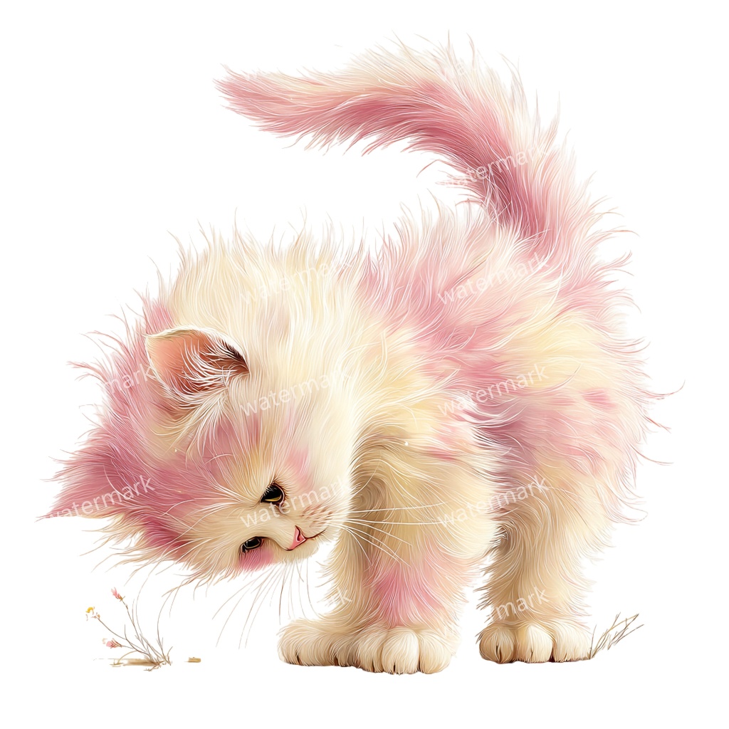 【商用利用可】猫(水彩キャット)クリップアート15点セット|高解像度・透過PNG|印刷OK・コラージュ・ジャンクジャーナル素材|即ダウンロード