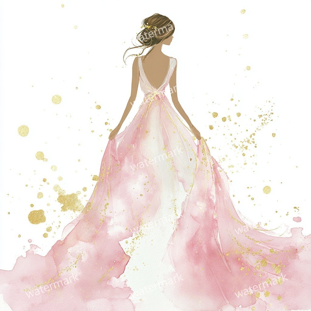 【商用利用可】ウェディング水彩クリップアート33点バンドル|高解像度・透過PNG|結婚式・コラージュ・ジャンクジャーナル素材|即ダウンロード