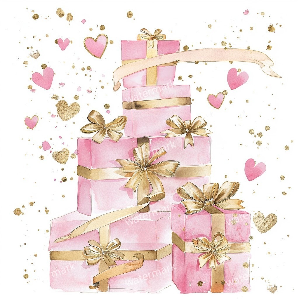 【商用利用可】ウェディング水彩クリップアート33点バンドル|高解像度・透過PNG|結婚式・コラージュ・ジャンクジャーナル素材|即ダウンロード