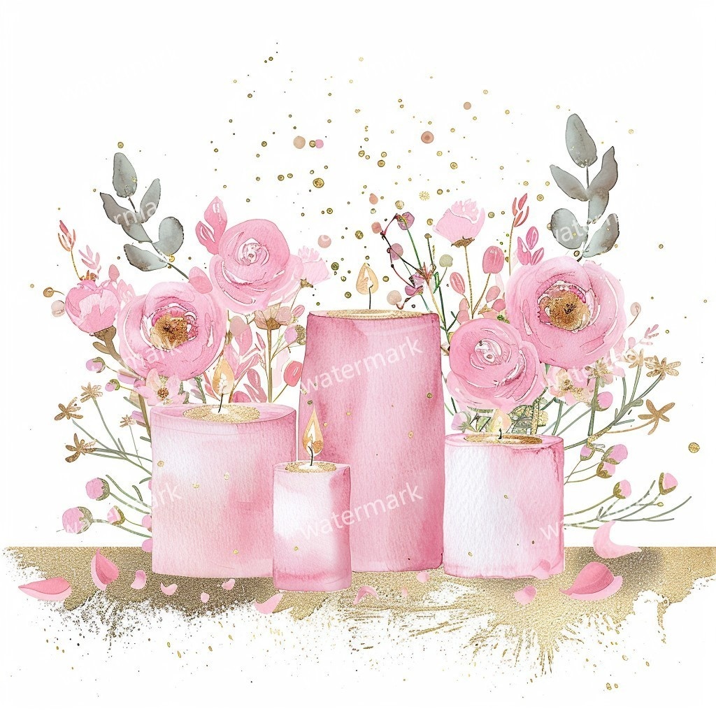 【商用利用可】ウェディング水彩クリップアート33点バンドル|高解像度・透過PNG|結婚式・コラージュ・ジャンクジャーナル素材|即ダウンロード