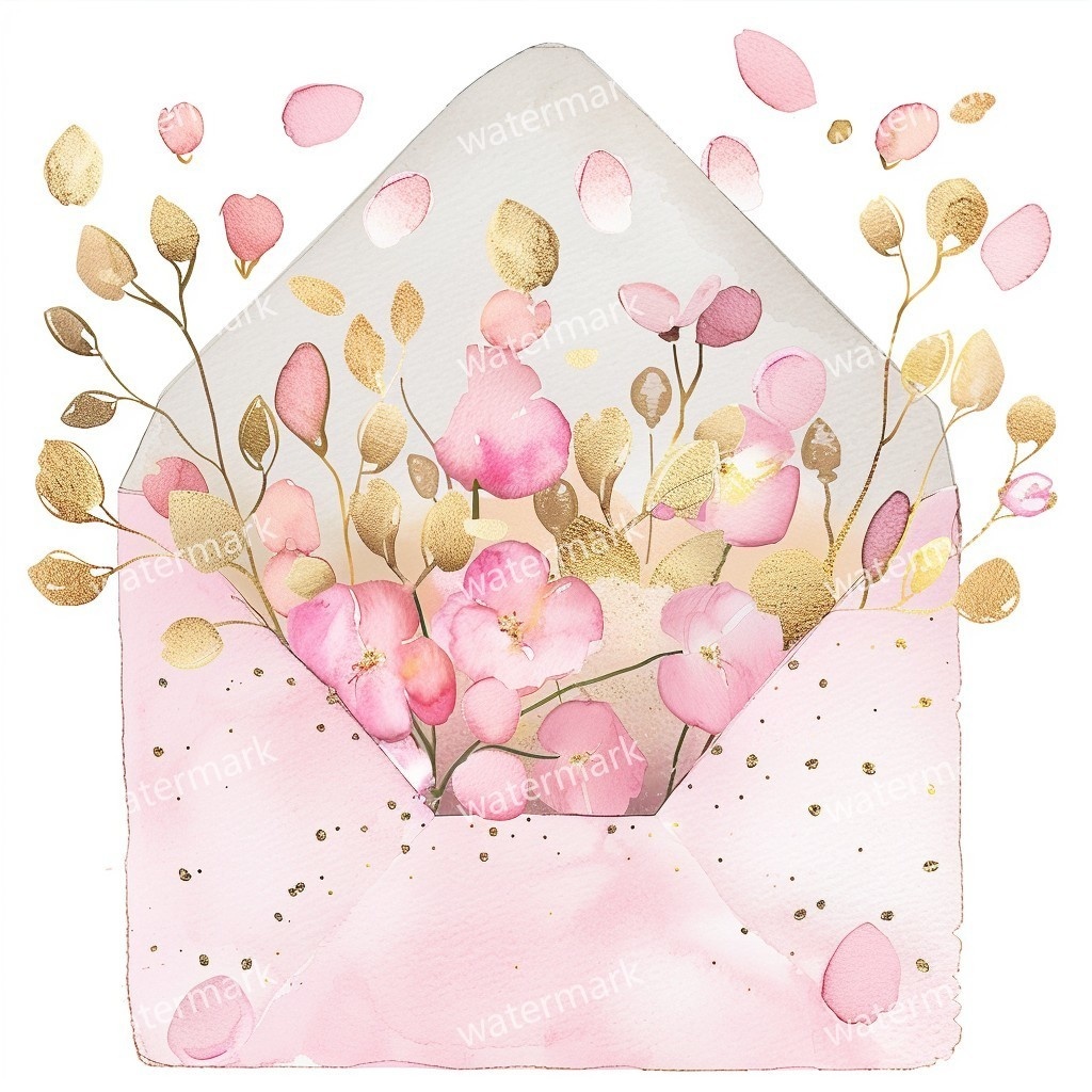 【商用利用可】ウェディング水彩クリップアート33点バンドル|高解像度・透過PNG|結婚式・コラージュ・ジャンクジャーナル素材|即ダウンロード