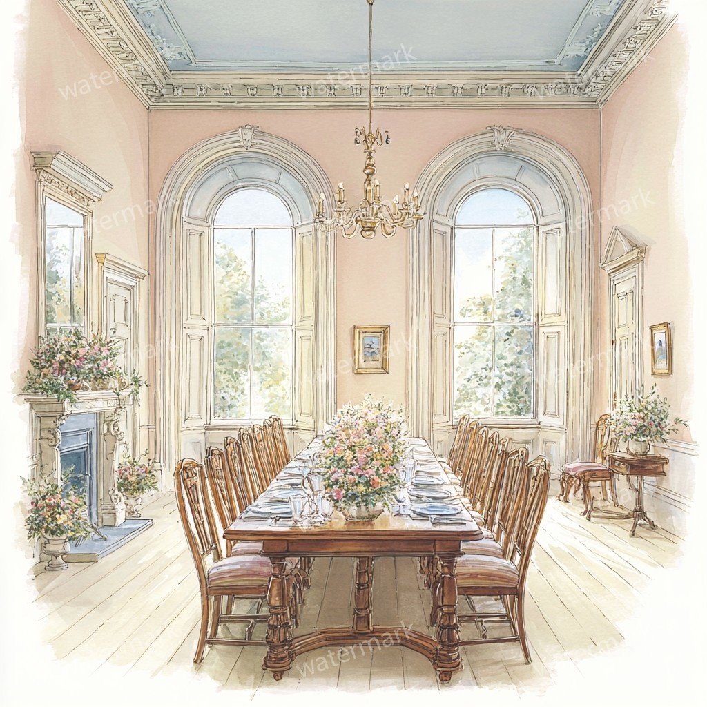 【商用利用可】コージールーム(水彩お部屋)クリップアート22点セット|高解像度JPG|印刷OK|コラージュ・ジャンクジャーナル素材|即ダウンロード