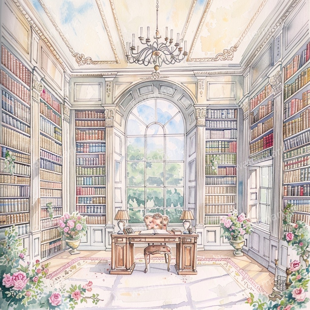 【商用利用可】コージールーム(水彩お部屋)クリップアート22点セット|高解像度JPG|印刷OK|コラージュ・ジャンクジャーナル素材|即ダウンロード