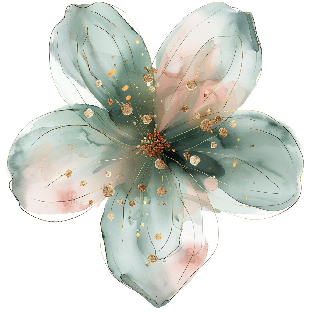 【商用利用可】フラワー（水彩花）クリップアート20点セット｜高解像度・透過PNG｜印刷OK｜コラージュ・ジャンクジャーナル素材｜即ダウンロード