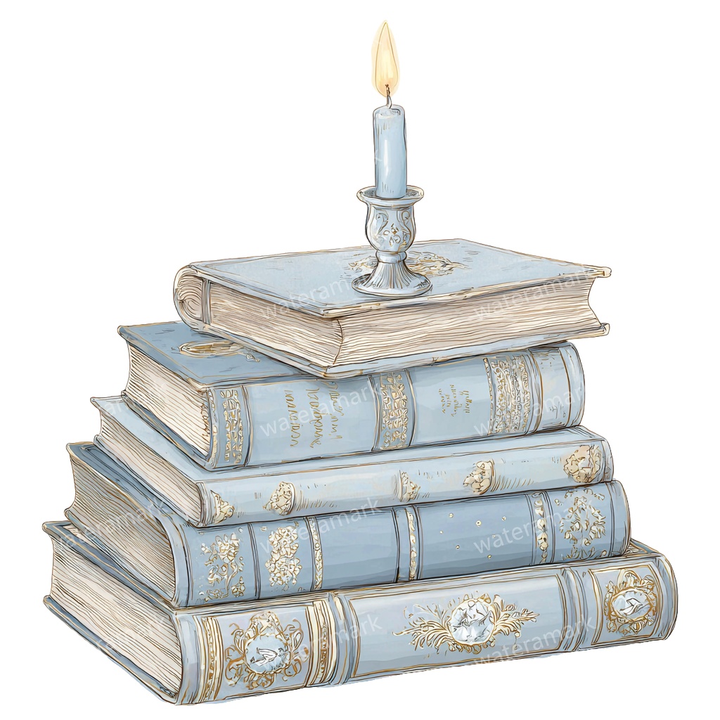 【商用利用可】本(水彩ブック)クリップアート15点セット|高解像度・透過PNG|印刷OK|コラージュ・ジャンクジャーナル素材|即ダウンロード