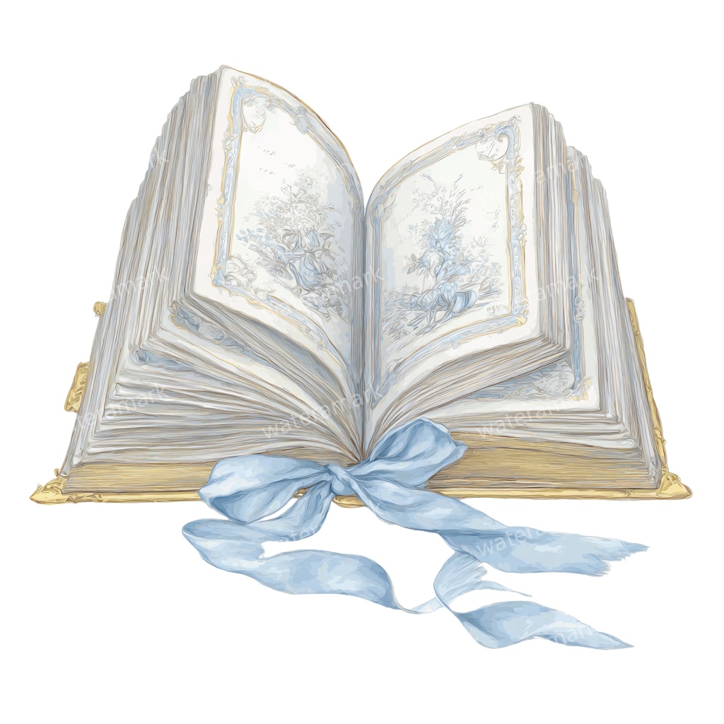 【商用利用可】本(水彩ブック)クリップアート15点セット|高解像度・透過PNG|印刷OK|コラージュ・ジャンクジャーナル素材|即ダウンロード