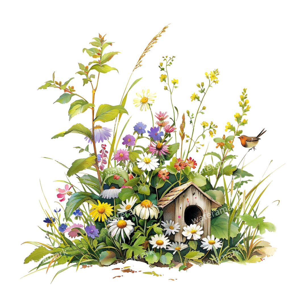 【商用利用可】小鳥(水彩バード)クリップアート15点セット|高解像度・透過PNG|印刷OK|コラージュ・ジャンクジャーナル素材|即ダウンロード