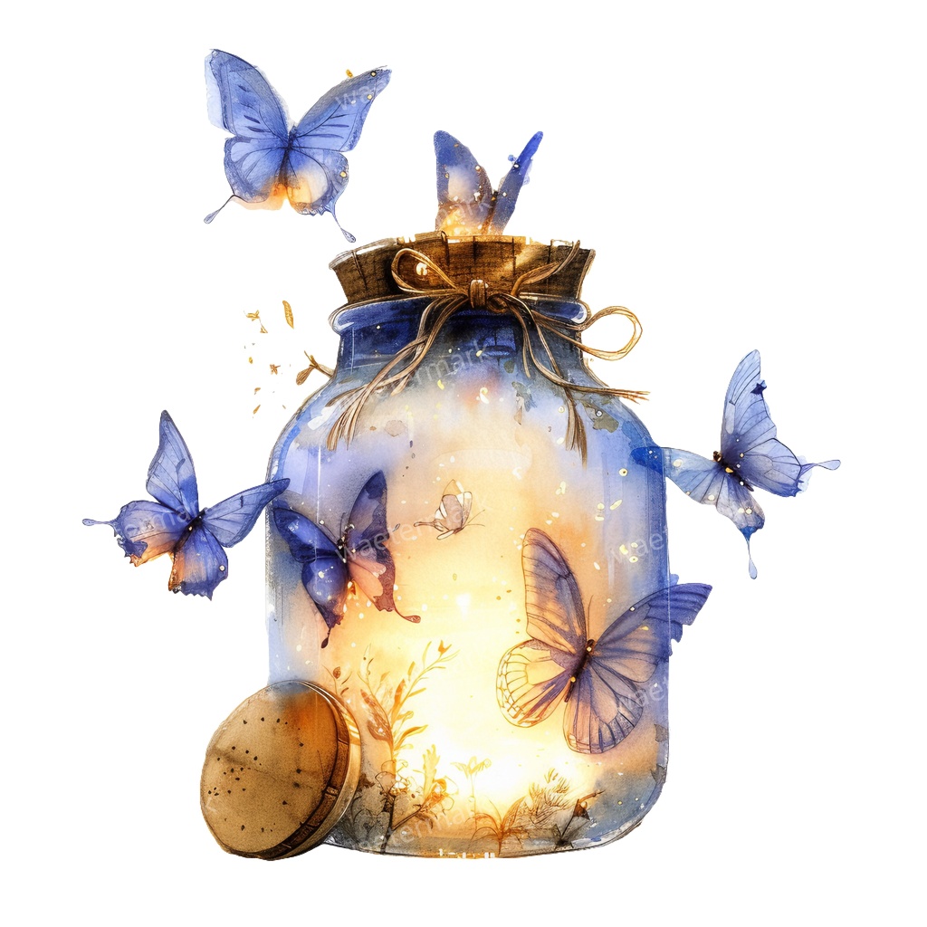 【商用利用可】ガラスボトル(水彩ボトル)クリップアート13点セット|高解像度・透過PNG|印刷OK|コラージュ・ジャンクジャーナル素材|即ダウンロード