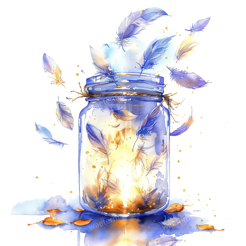 【商用利用可】ガラスボトル(水彩ボトル)クリップアート13点セット|高解像度・透過PNG|印刷OK|コラージュ・ジャンクジャーナル素材|即ダウンロード