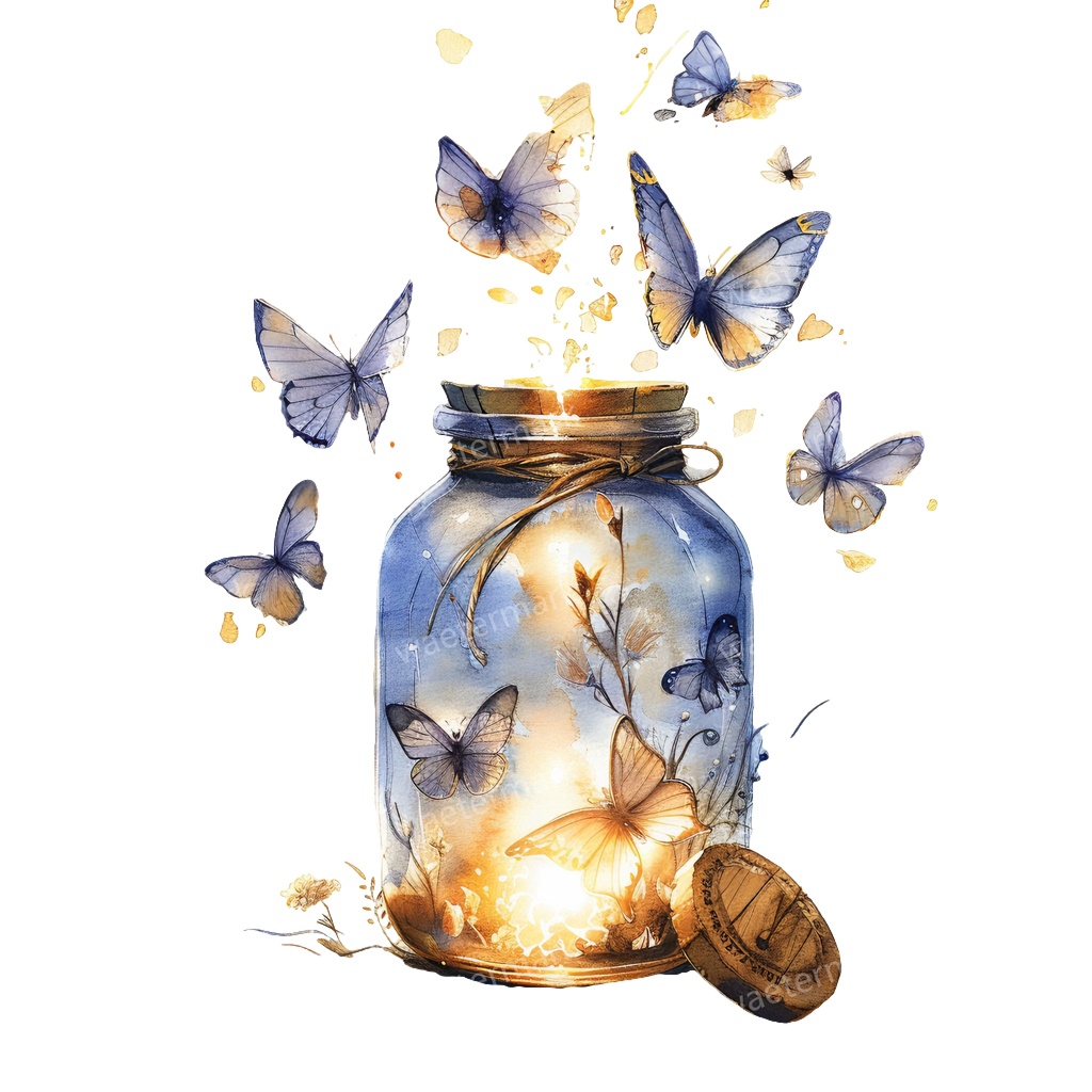 【商用利用可】ガラスボトル(水彩ボトル)クリップアート13点セット|高解像度・透過PNG|印刷OK|コラージュ・ジャンクジャーナル素材|即ダウンロード