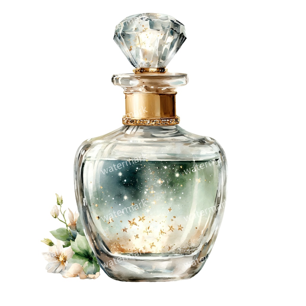 【商用利用可】魔女のポーション(水彩魔法薬)クリップアート19点セット|高解像度・透過PNG|印刷OK|コラージュ・ジャンクジャーナル素材|即ダウンロード