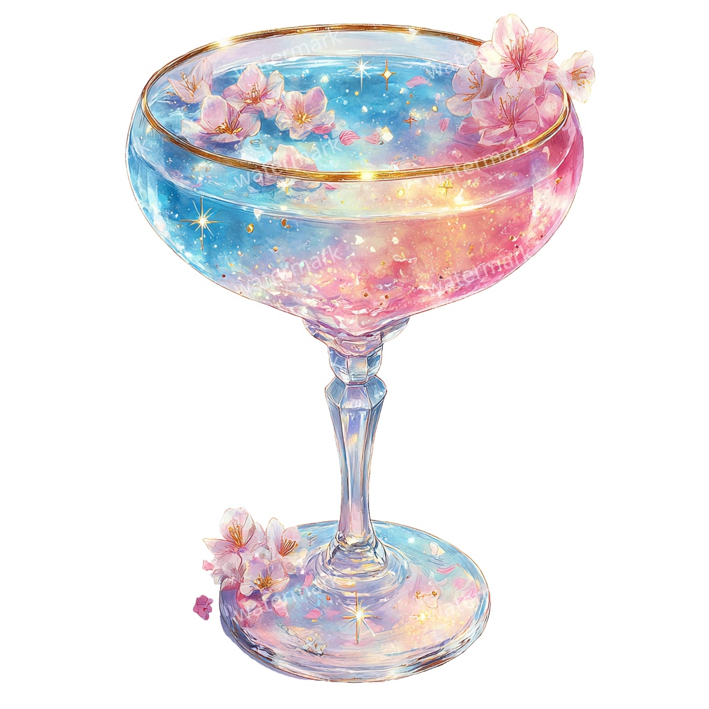 【商用利用可】カクテル(水彩ドリンク)クリップアート20点セット|高解像度・透過PNG|印刷OK|コラージュ・ジャンクジャーナル素材|即ダウンロード