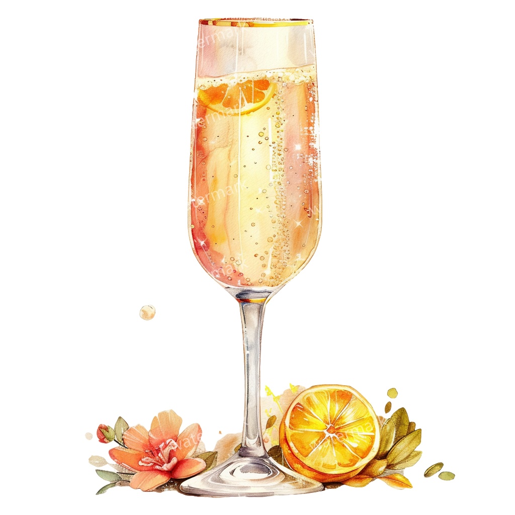 【商用利用可】カクテル(水彩ドリンク)クリップアート20点セット|高解像度・透過PNG|印刷OK|コラージュ・ジャンクジャーナル素材|即ダウンロード