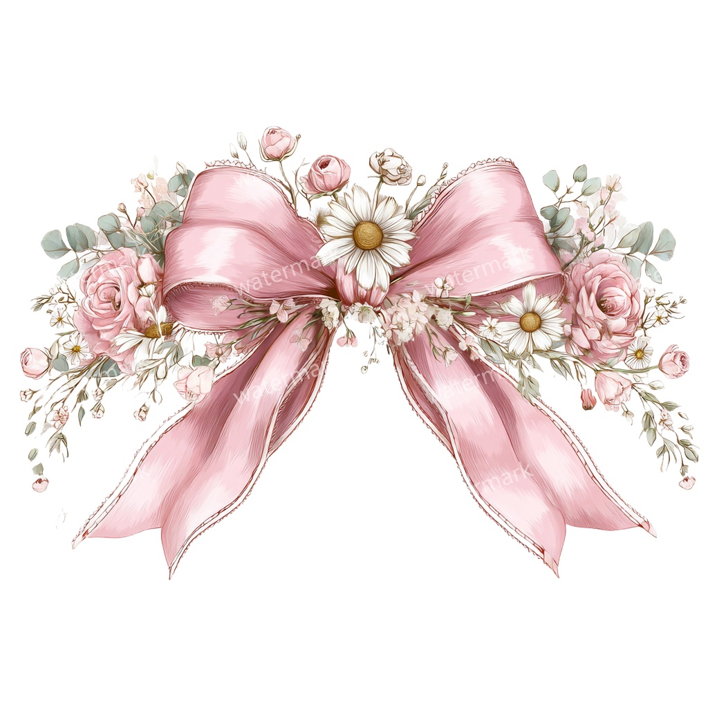 【商用利用可】ピンクコケットリボン(水彩リボンボウ)クリップアート20点セット|高解像度・透過PNG|印刷OK|コラージュ・ジャンクジャーナル素材|即ダウンロード