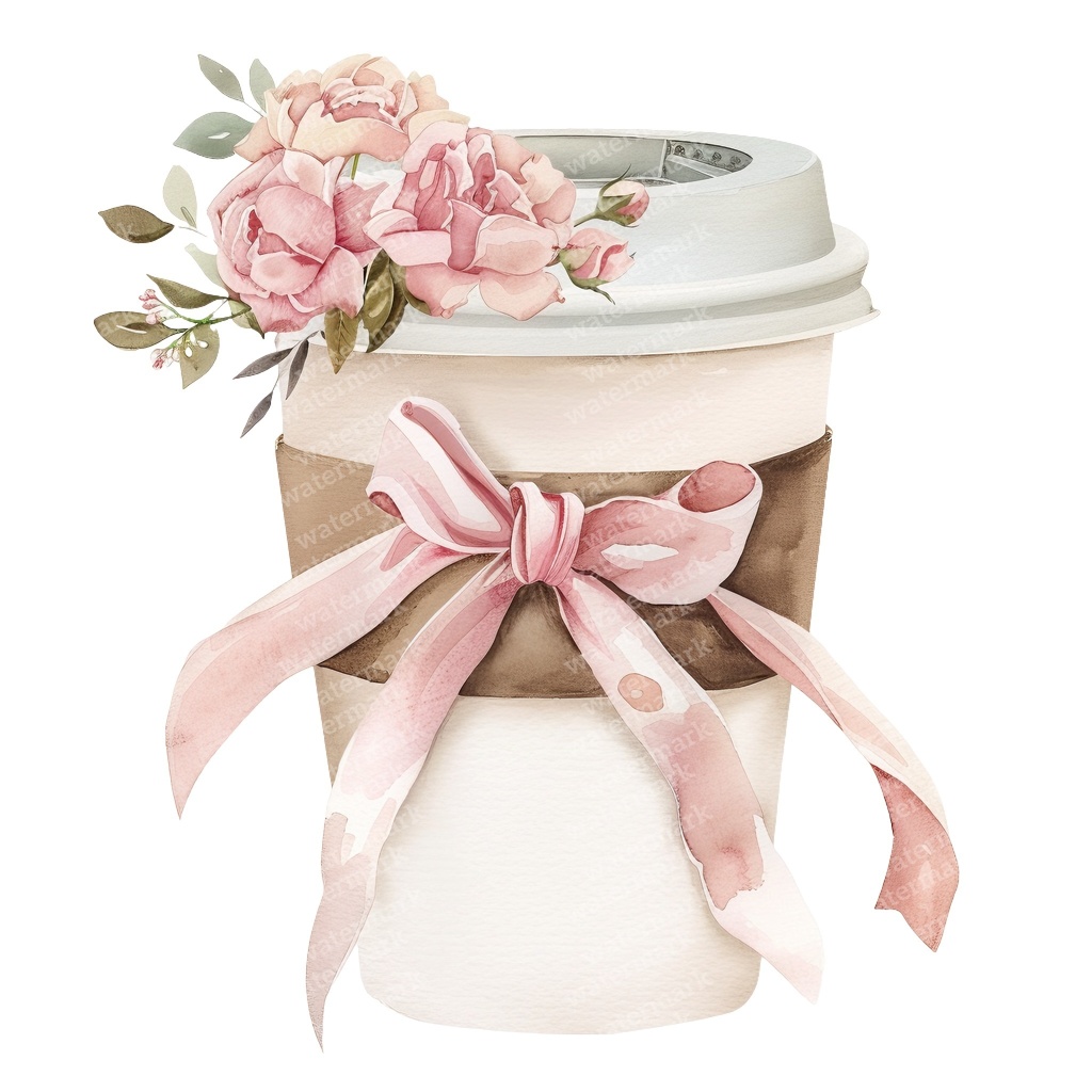 【商用利用可】ロマンティックパステル(水彩クリップアート)素材セット|高解像度・透過PNG|印刷OK|コラージュ・ジャンクジャーナル素材|即ダウンロード