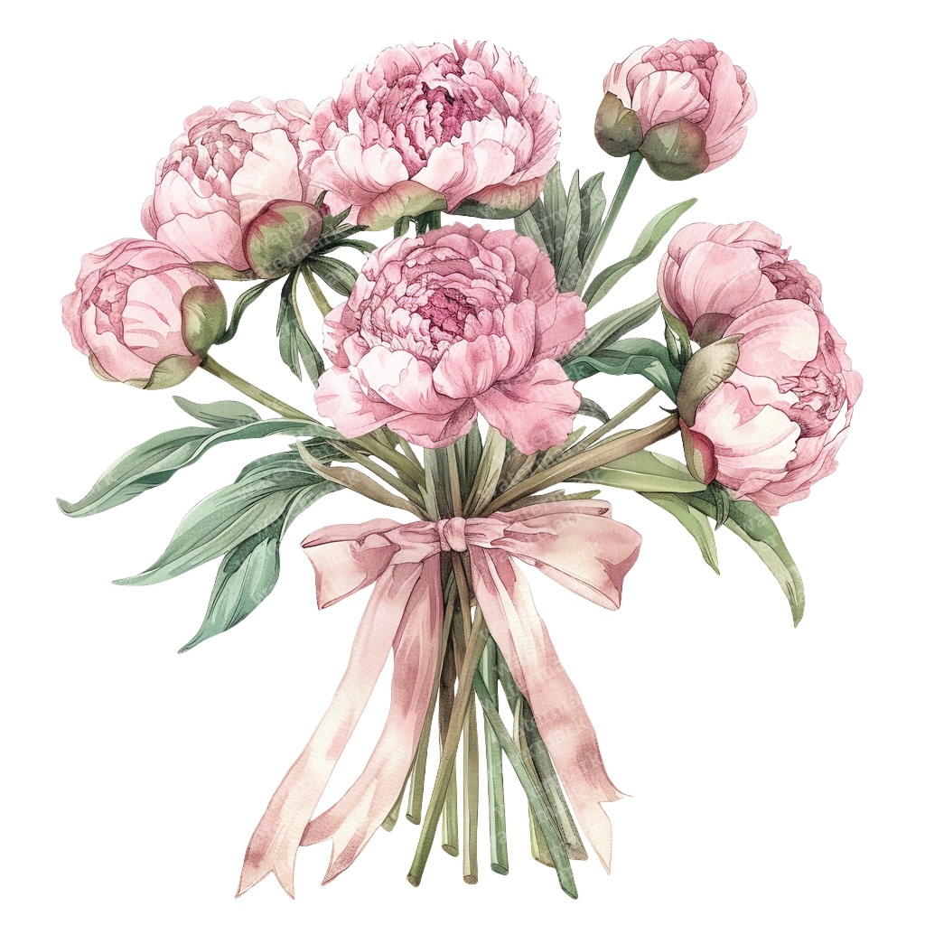 【商用利用可】ロマンティックパステル(水彩クリップアート)素材セット|高解像度・透過PNG|印刷OK|コラージュ・ジャンクジャーナル素材|即ダウンロード