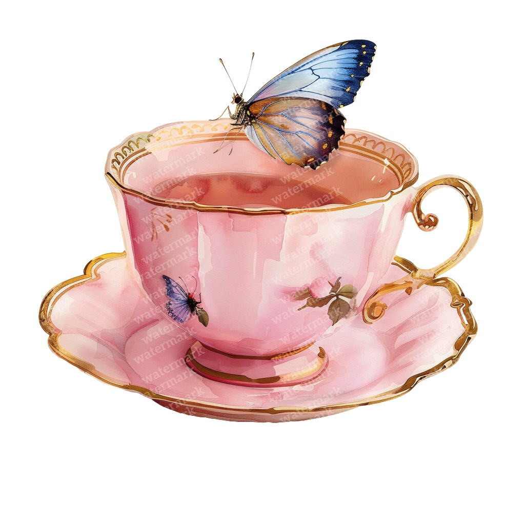 【商用利用可】ロマンティックパステル(水彩クリップアート)素材セット|高解像度・透過PNG|印刷OK|コラージュ・ジャンクジャーナル素材|即ダウンロード