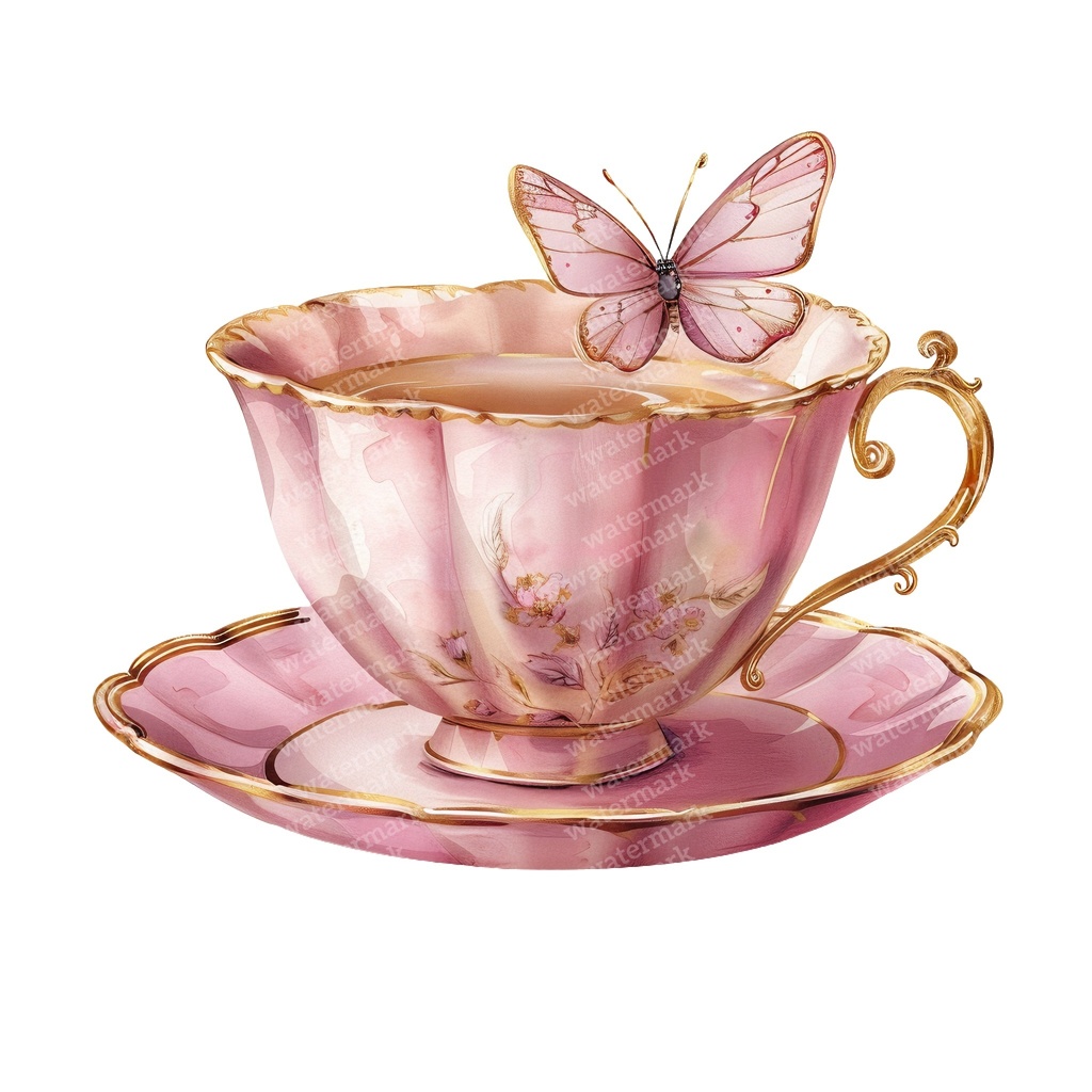 【商用利用可】ロマンティックパステル(水彩クリップアート)素材セット|高解像度・透過PNG|印刷OK|コラージュ・ジャンクジャーナル素材|即ダウンロード