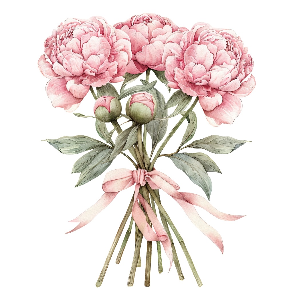 【商用利用可】ロマンティックパステル(水彩クリップアート)素材セット|高解像度・透過PNG|印刷OK|コラージュ・ジャンクジャーナル素材|即ダウンロード