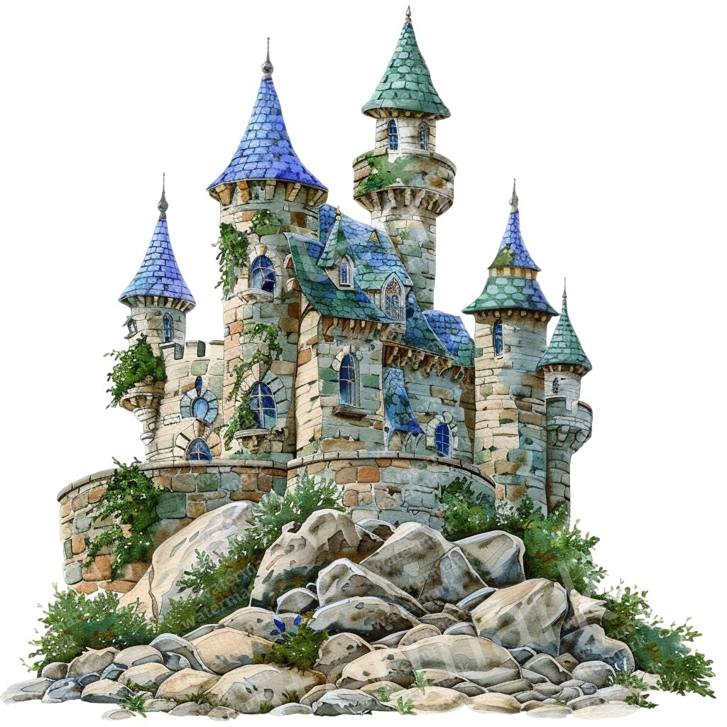 【商用利用可】ロココヴィンテージ(水彩クリップアート)20点セット|高解像度・透過PNG|印刷OK|コラージュ・ジャンクジャーナル素材|即ダウンロード