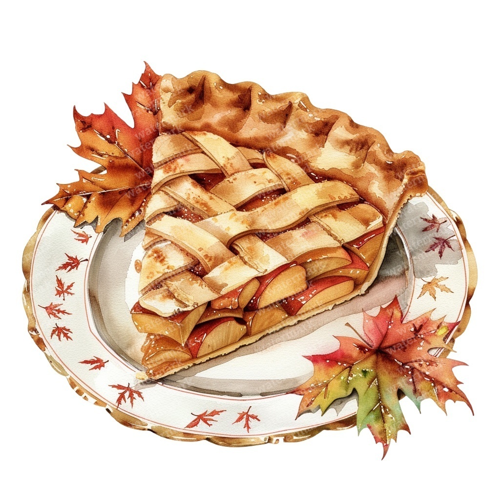 【商用利用可】コージー秋(水彩オータムクリップアート)セット|かぼちゃ・コーヒー・ブランケット・収穫イラスト|高解像度・透過PNG|ジャンクジャーナル・コラージュ素材|即ダウンロード