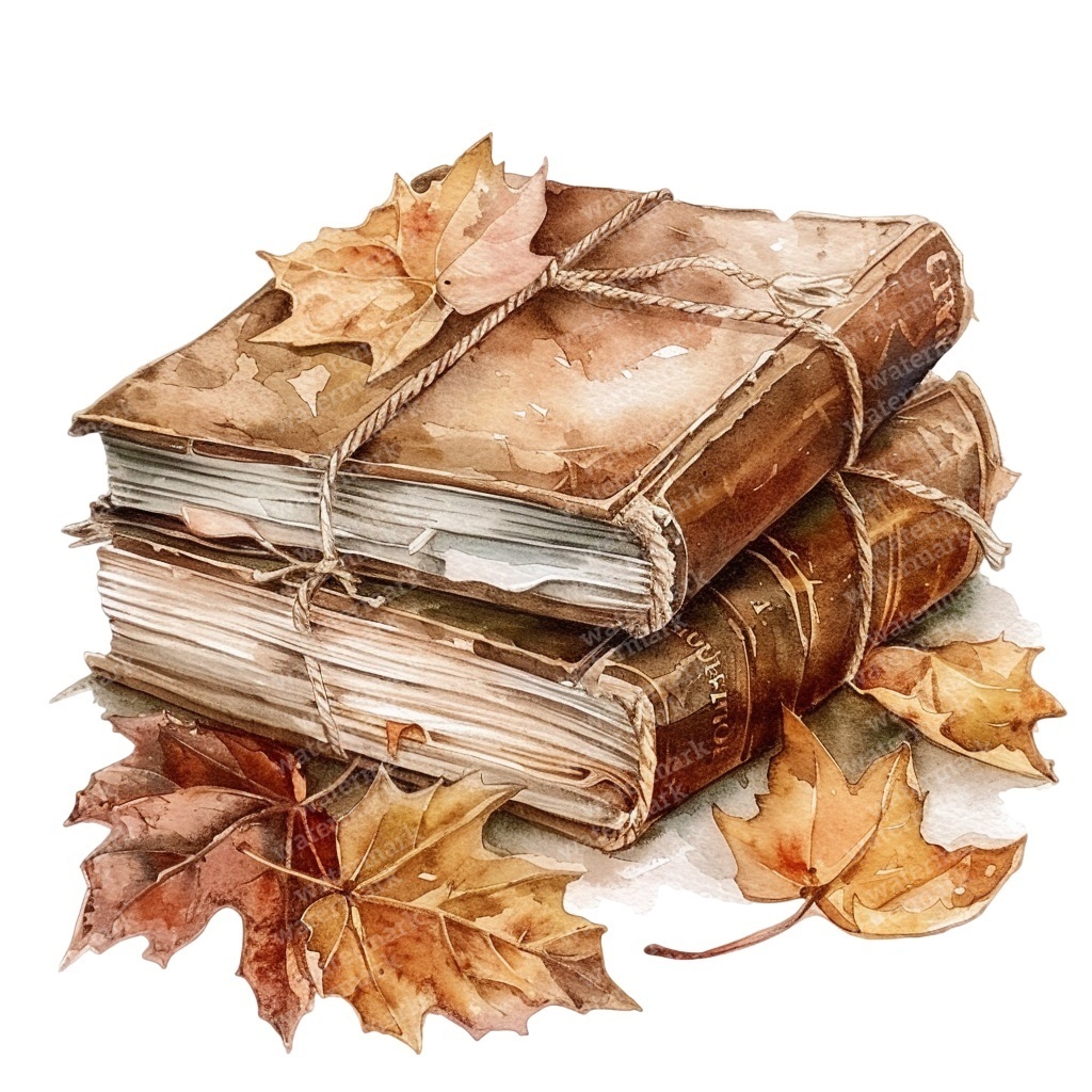 【商用利用可】コージー秋(水彩オータムクリップアート)セット|かぼちゃ・コーヒー・ブランケット・収穫イラスト|高解像度・透過PNG|ジャンクジャーナル・コラージュ素材|即ダウンロード