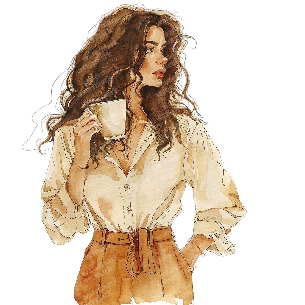 【商用利用可】コージー秋(水彩オータムクリップアート)セット|かぼちゃ・コーヒー・ブランケット・収穫イラスト|高解像度・透過PNG|ジャンクジャーナル・コラージュ素材|即ダウンロード