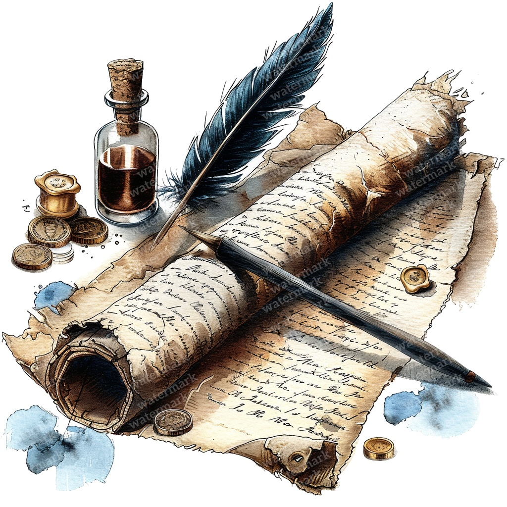 【商用利用可】アンティークペーパー(水彩ヴィンテージ紙素材)クリップアート16点セット|高解像度・透過PNG|背景・コラージュ・ジャンクジャーナル素材|即ダウンロード