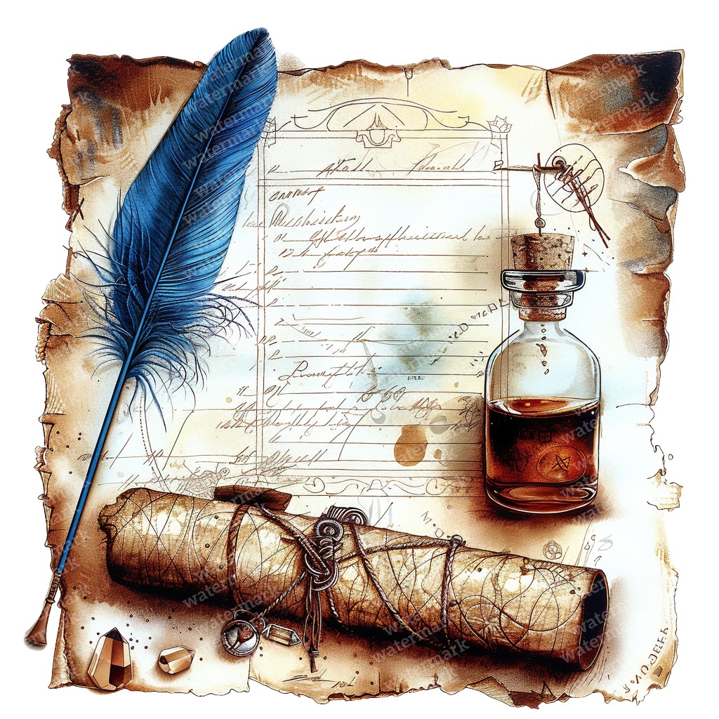 【商用利用可】アンティークペーパー(水彩ヴィンテージ紙素材)クリップアート16点セット|高解像度・透過PNG|背景・コラージュ・ジャンクジャーナル素材|即ダウンロード