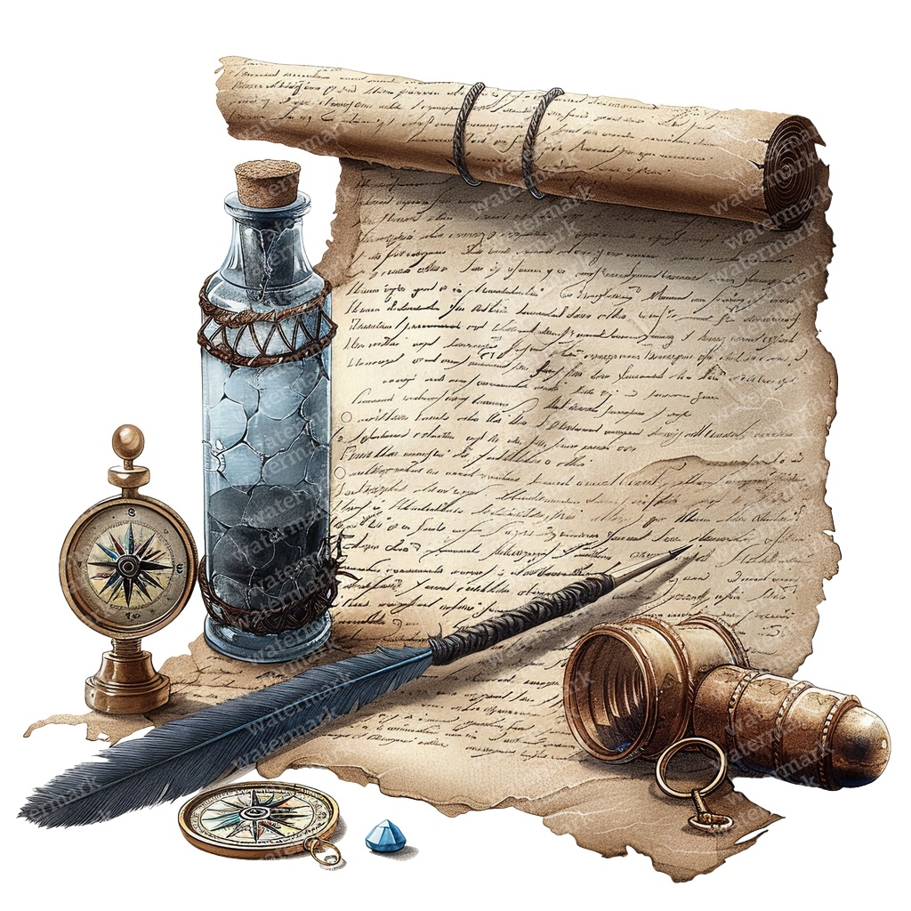 【商用利用可】アンティークペーパー(水彩ヴィンテージ紙素材)クリップアート16点セット|高解像度・透過PNG|背景・コラージュ・ジャンクジャーナル素材|即ダウンロード