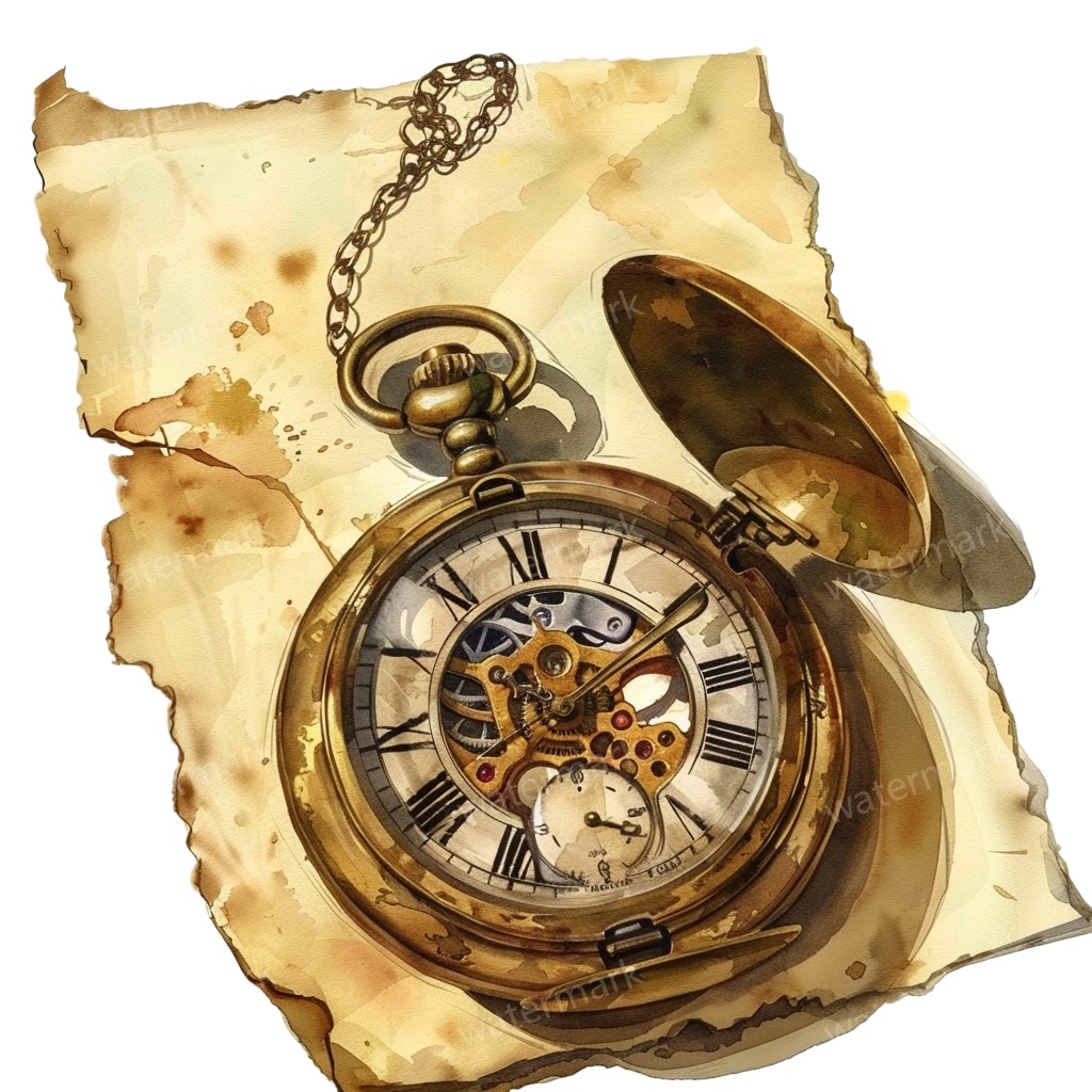 【商用利用可】ヴィンテージ水彩クリップアート15点セット|高解像度・透過PNG|アンティーク素材・コラージュ・ジャンクジャーナル素材|即ダウンロード