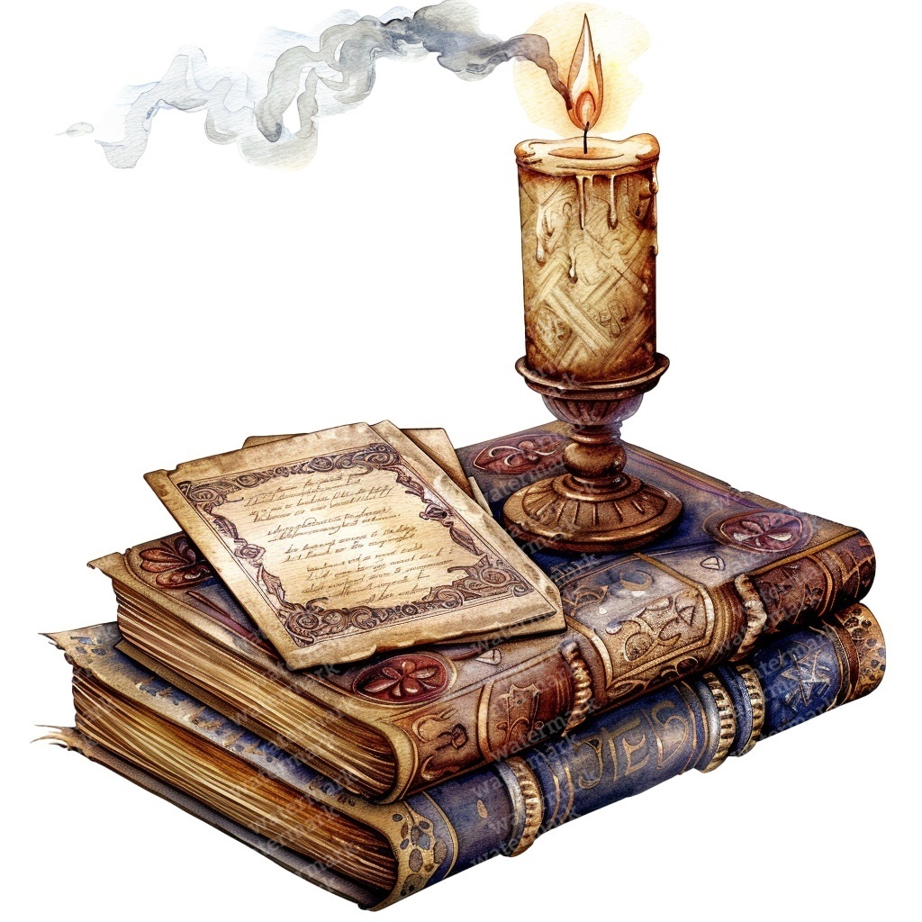 【商用利用可】魔女・ウィッチクラフト(水彩魔法モチーフ)クリップアート20点セット|高解像度・透過PNG|ハロウィン・コラージュ・ジャンクジャーナル素材|即ダウンロード