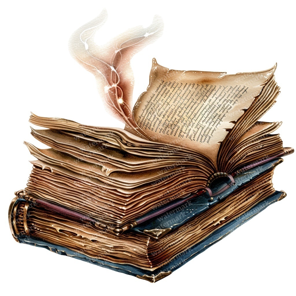 【商用利用可】魔女・ウィッチクラフト(水彩魔法モチーフ)クリップアート20点セット|高解像度・透過PNG|ハロウィン・コラージュ・ジャンクジャーナル素材|即ダウンロード