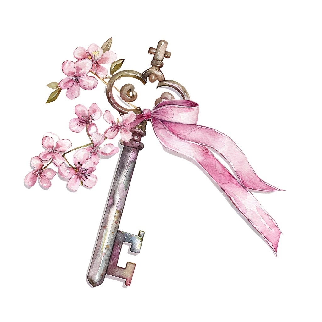 【商用利用可】ヴィンテージキー(水彩アンティーク鍵)クリップアート20点セット|高解像度・透過PNG|レトロ装飾・コラージュ・ジャンクジャーナル素材|即ダウンロード